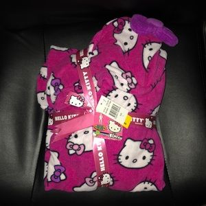 Hello Kitty adult onesie.